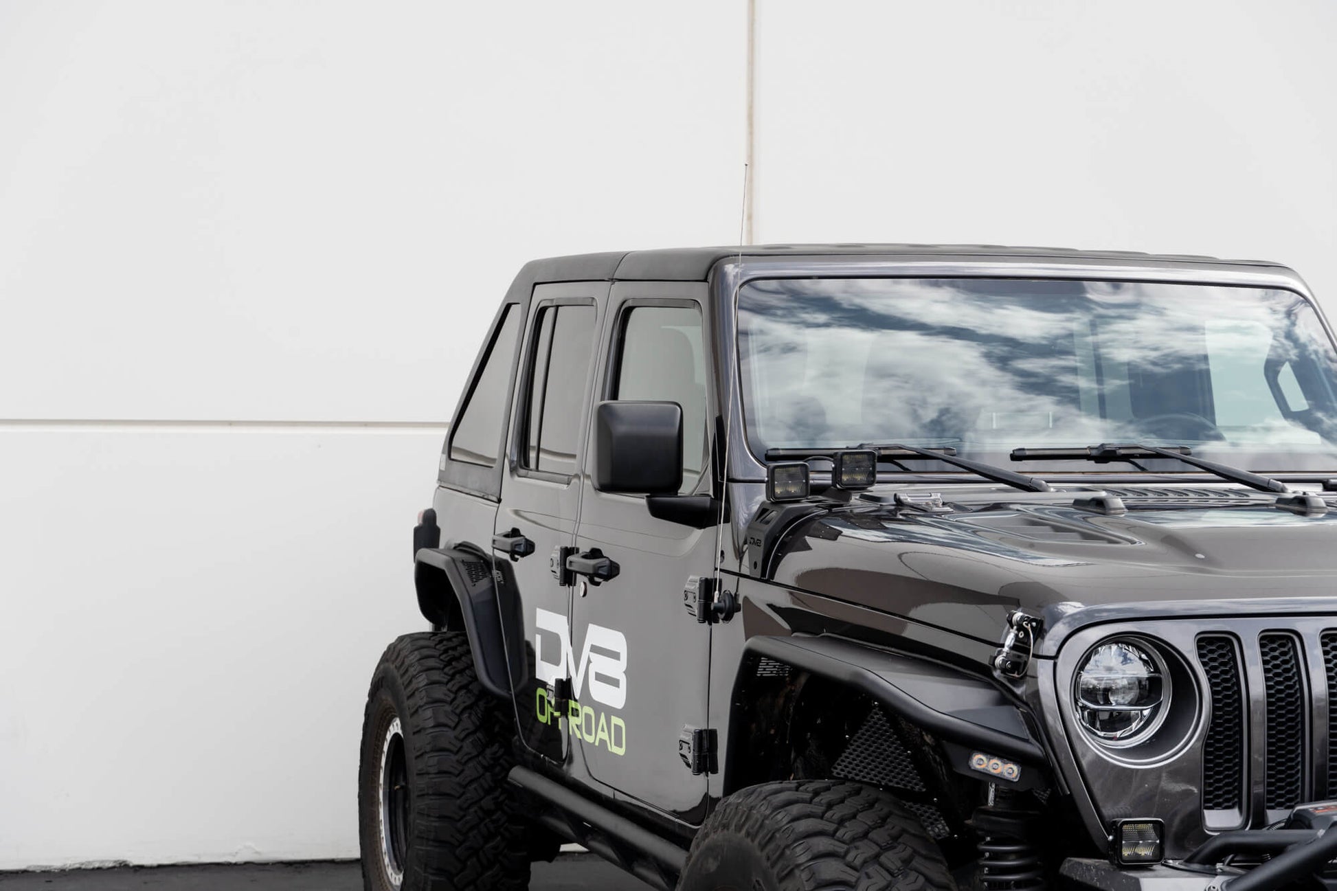 2018 2025 Jeep Wrangler JLU 4 Door Razor Series Fastback Hard Top DV8 Offroad-11