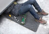 Folding Track Mat 2 ft. x 4 ft. Grey Husky Liners-2