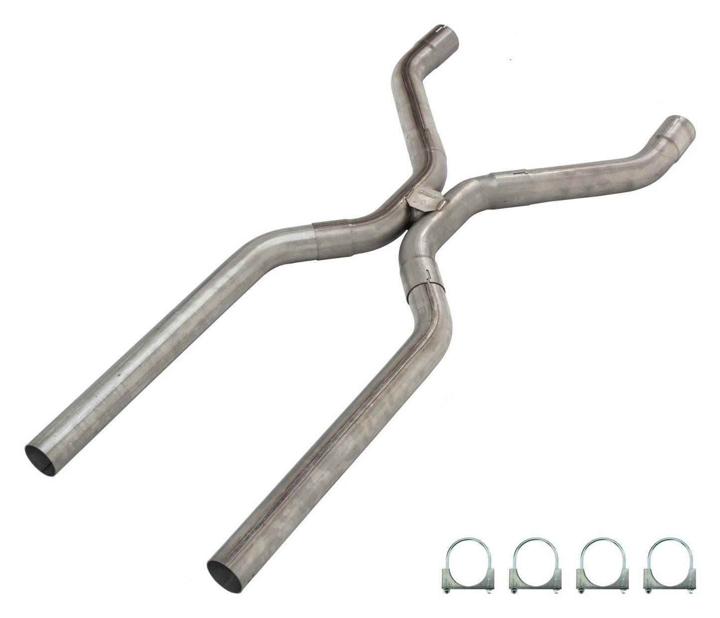 2.5 Inch Universal H-Pipe Crossover Kit Mandrel Bent 409 Stainless Steel Pypes Performance Exhaust