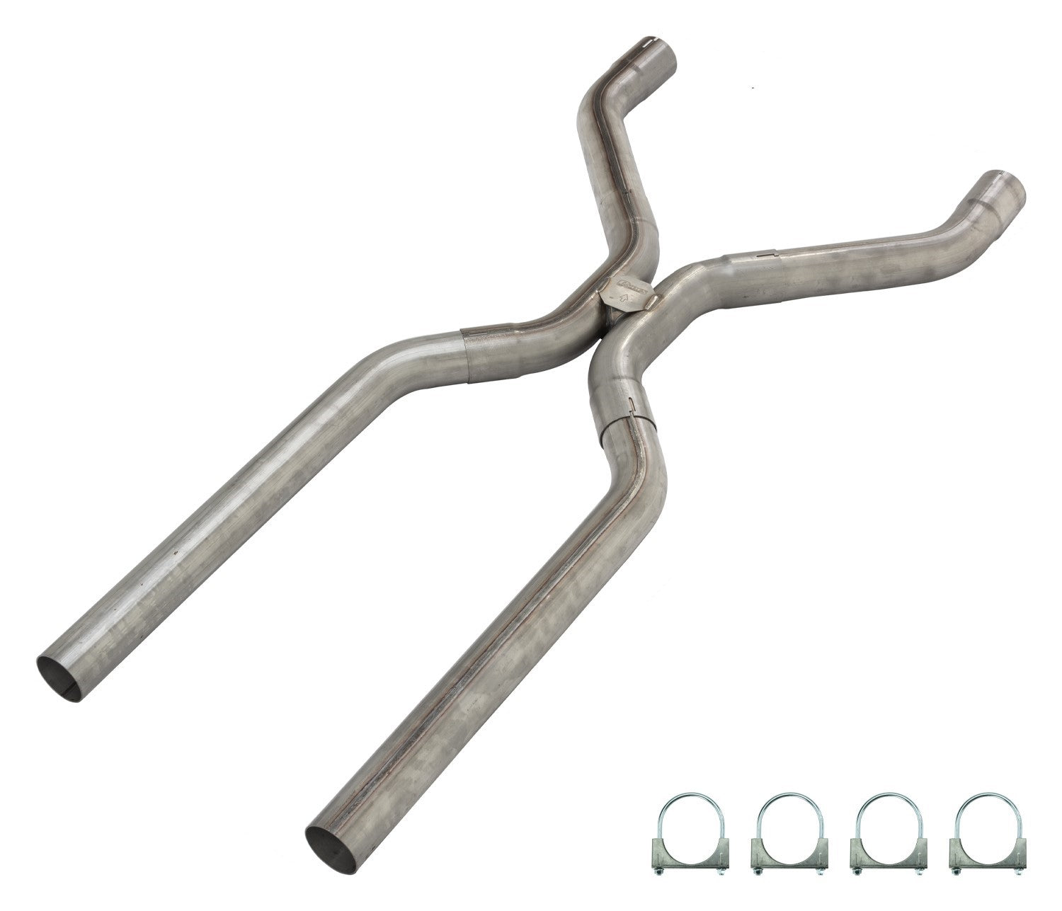 2.5 Inch Universal H-Pipe Crossover Kit Mandrel Bent 409 Stainless Steel Pypes Performance Exhaust