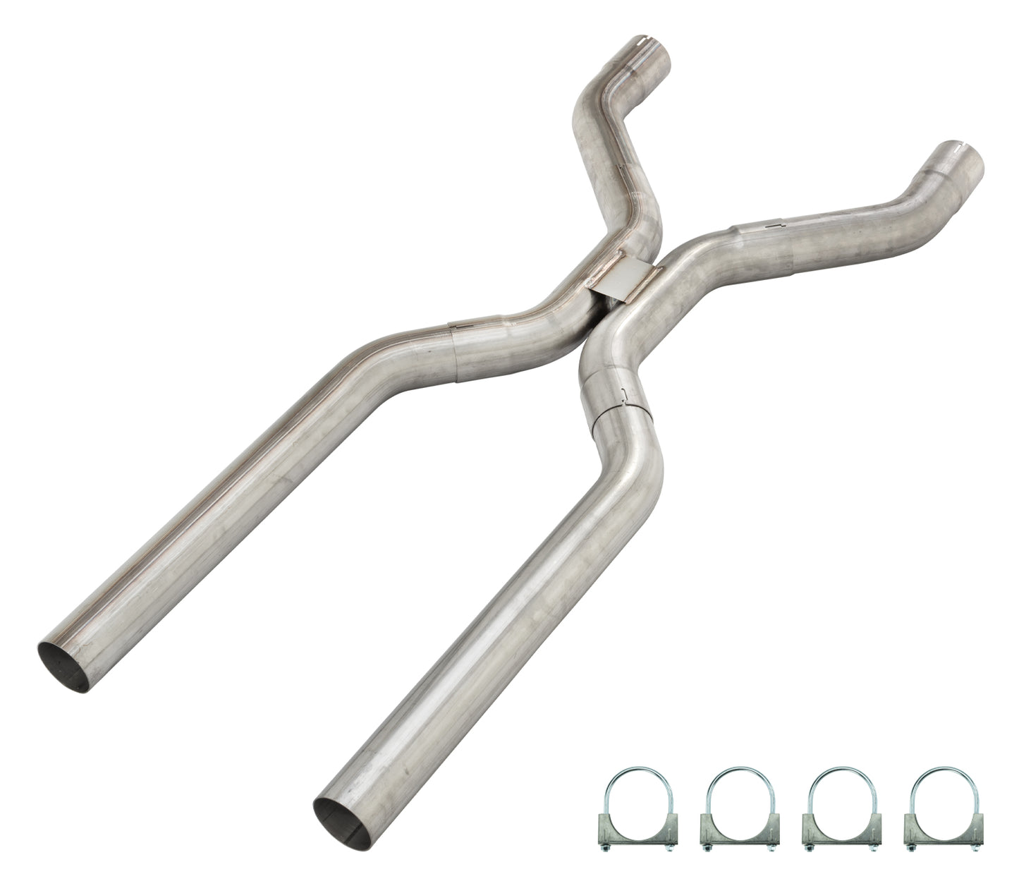 3 Inch Universal H-Pipe Crossover Kit Mandrel Bent 409 Stainless Steel Pypes Performance Exhaust
