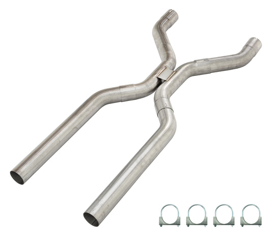 3 Inch Universal H-Pipe Crossover Kit Mandrel Bent 409 Stainless Steel Pypes Performance Exhaust