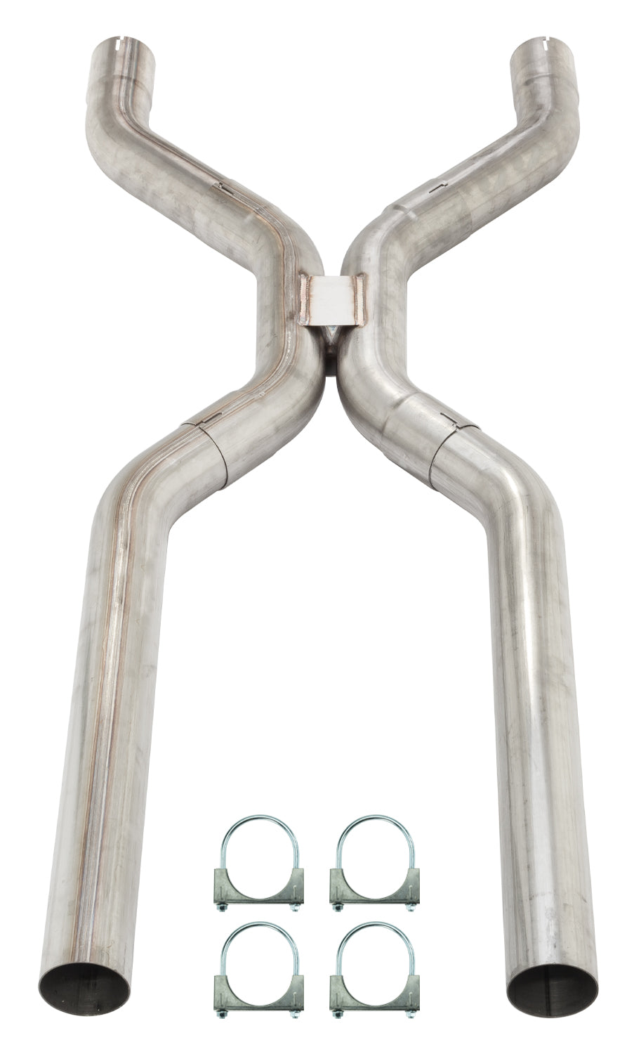 3 Inch Universal H-Pipe Crossover Kit Mandrel Bent 409 Stainless Steel Pypes Performance Exhaust-1