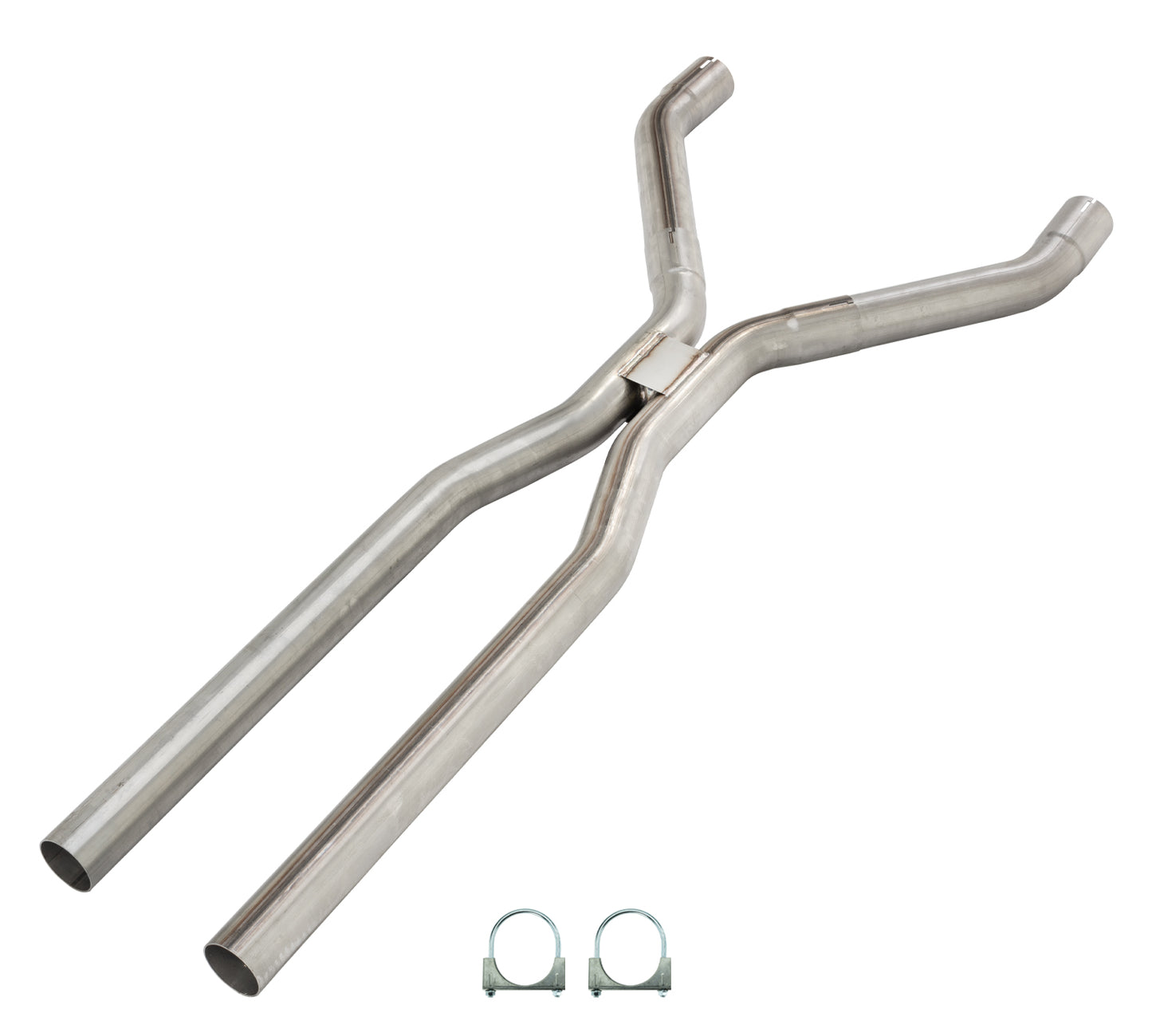 2.5 Inch Mandrel-Bent Tunnel Crossover H-Pipe 409 Stainless Steel Pypes Performance Exhaust