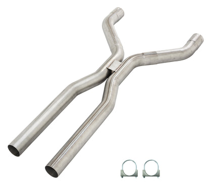 3 Inch Mandrel-Bent Tunnel Crossover H-Pipe 409 Stainless Steel Pypes Performance Exhaust