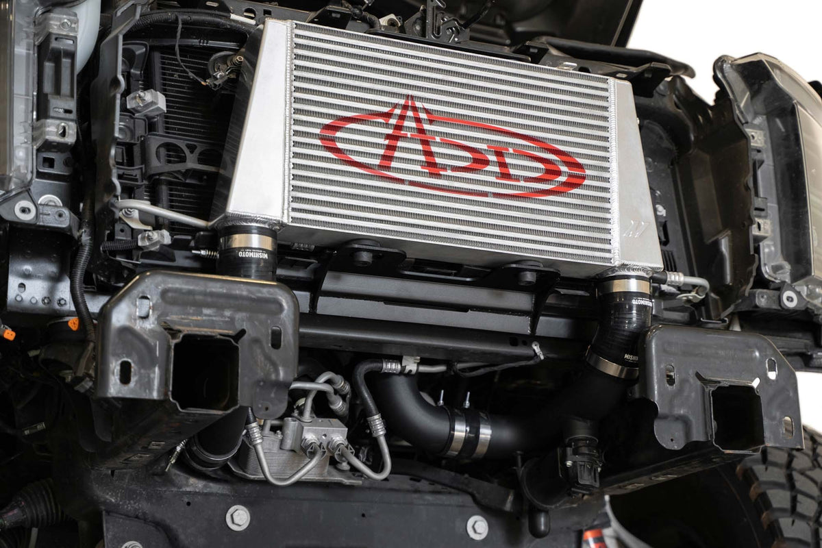 2017-2020 Ford F-150, F-150 Raptor High Mount Intercooler Upgrade Kit Addictive Desert Designs-2