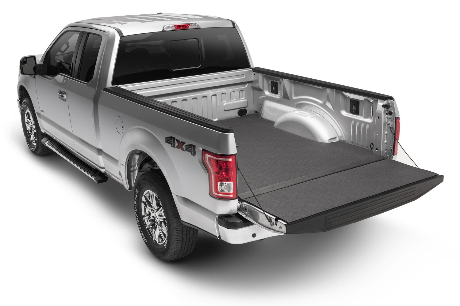 Impact Mat For Spray-In Or No Bed Liner 19+ (New Body Style) Silverado/Sierra 6'6 inch Bed With Multi-Pro Tailgate Without Carbonpro Bed Charcoal BedRug-4
