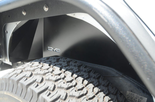 2007 2018 Jeep Wrangler JK JKU Rear Inner Fenders Black DV8 Offroad-1