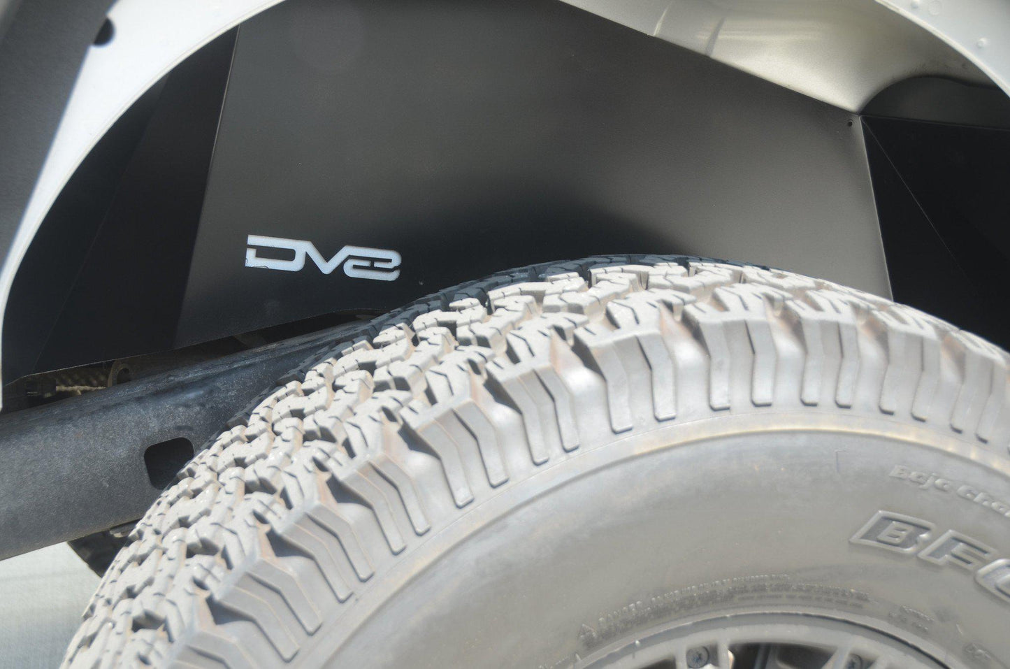 2007 2018 Jeep Wrangler JK JKU Rear Inner Fenders Black DV8 Offroad-3