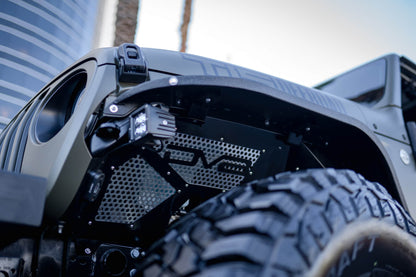 2018 2023 Jeep Wrangler JL JLU Gladiator JT Front Inner Fenders DV8 Offroad-1