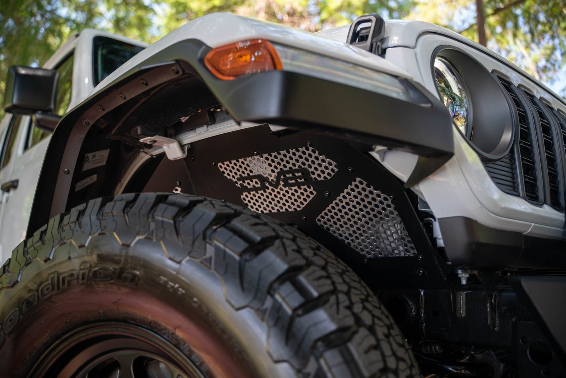 2018 2025 Jeep Wrangler JL JLU Gladiator JT Front Inner Fenders DV8 Offroad-8