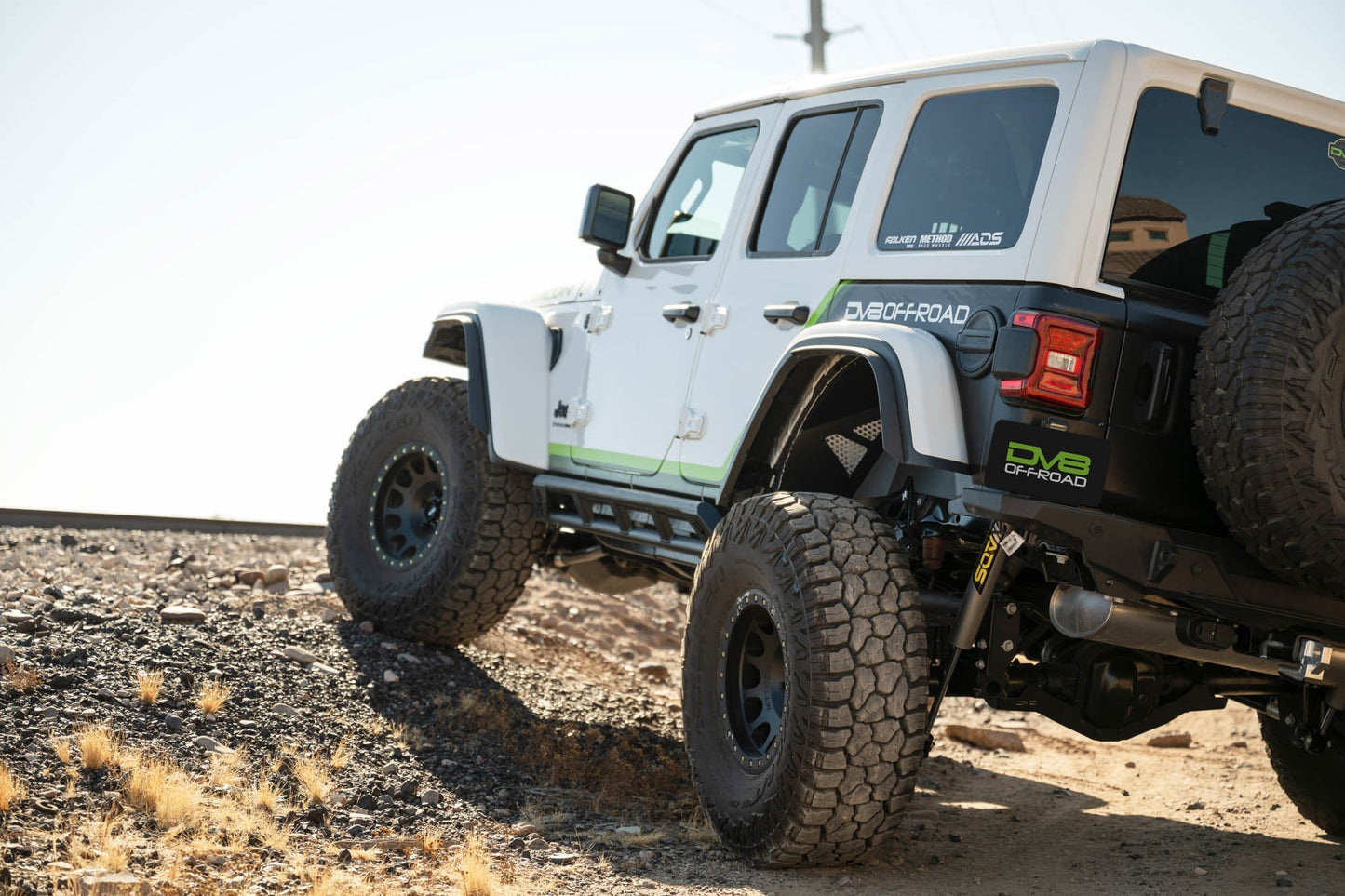2018 2024 Jeep Wrangler JL JLU Rear Inner Fenders DV8 Offroad-3