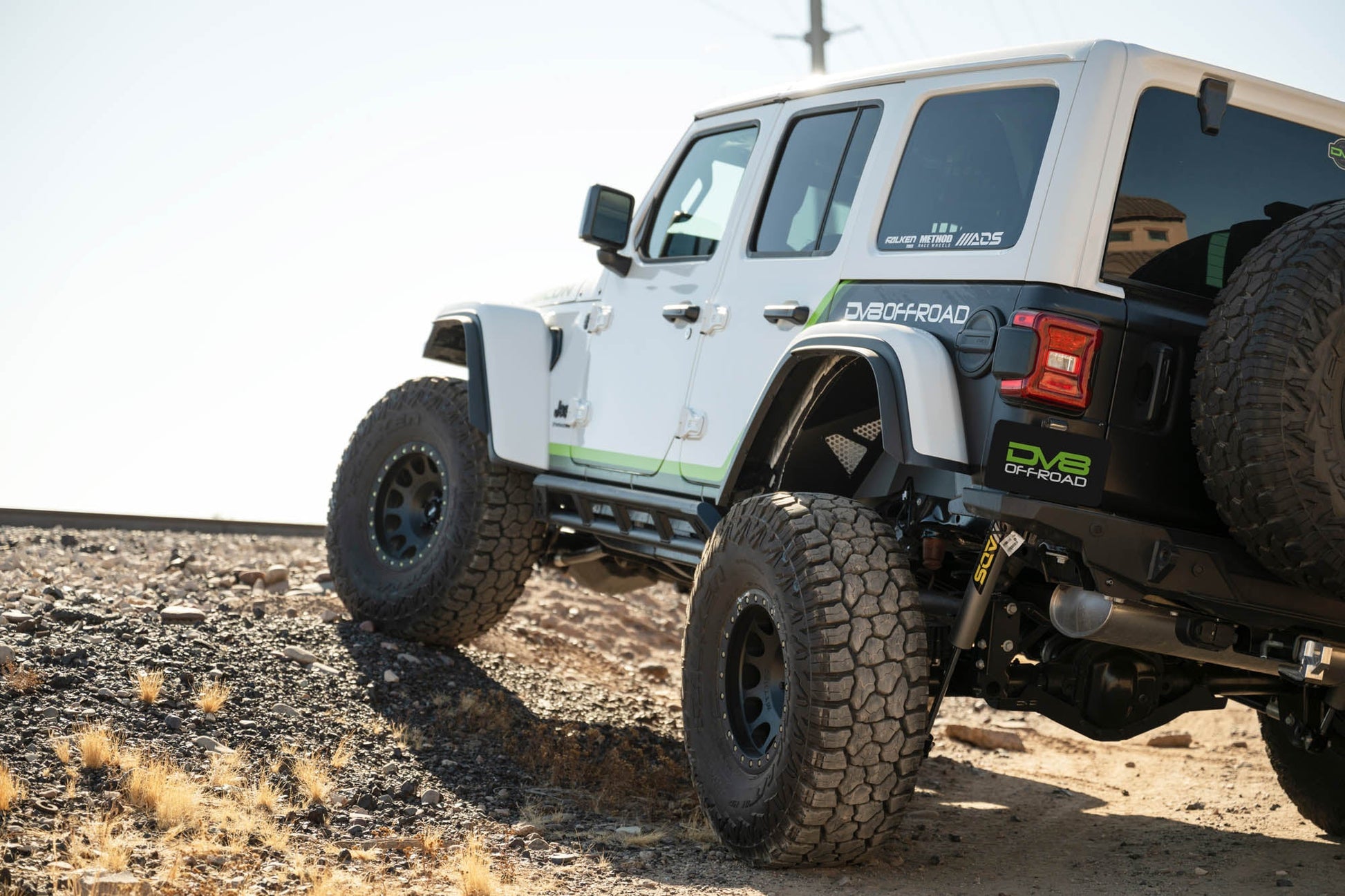 2018 2024 Jeep Wrangler JL JLU Rear Inner Fenders DV8 Offroad-3