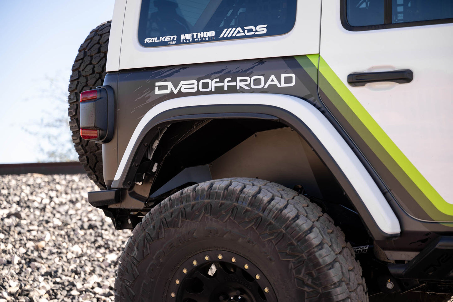 2018 2024 Jeep Wrangler JL JLU Rear Inner Fenders DV8 Offroad-10
