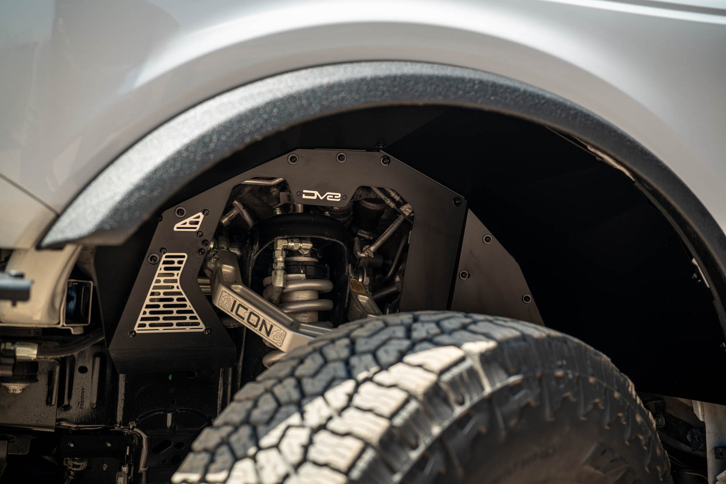 2021 2025 Ford Bronco Addictive Desert Designs Front Inner Fenders DV8 Offroad-3