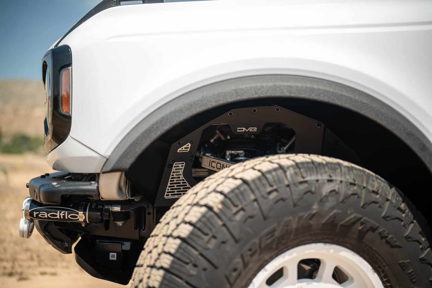 2021 2025 Ford Bronco Addictive Desert Designs Front Inner Fenders DV8 Offroad-6