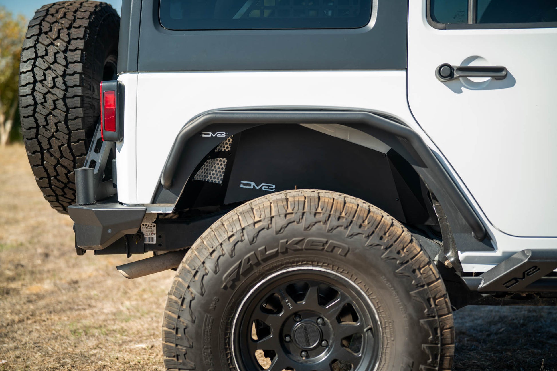 2007 2018 Jeep Wrangler JK Rear Inner Fenders DV8 Offroad-1