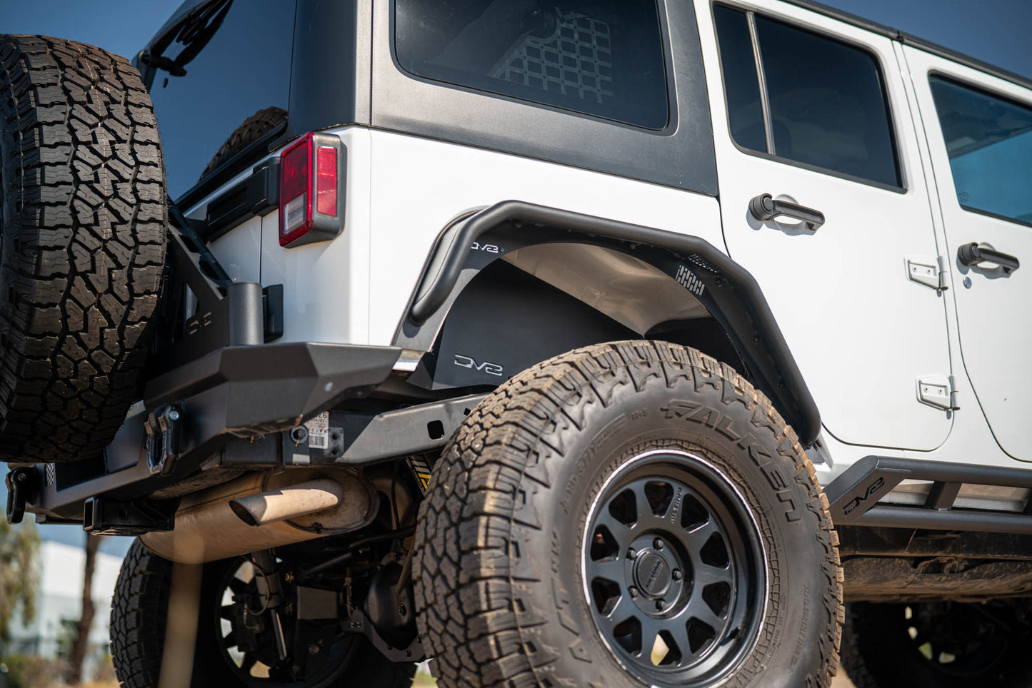 2007 2018 Jeep Wrangler JK Rear Inner Fenders DV8 Offroad-5