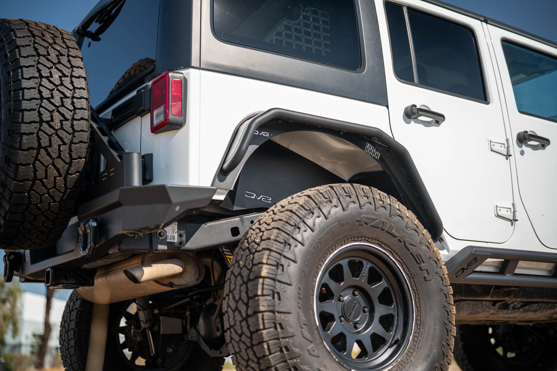 2007 2018 Jeep Wrangler JK Rear Inner Fenders DV8 Offroad-5
