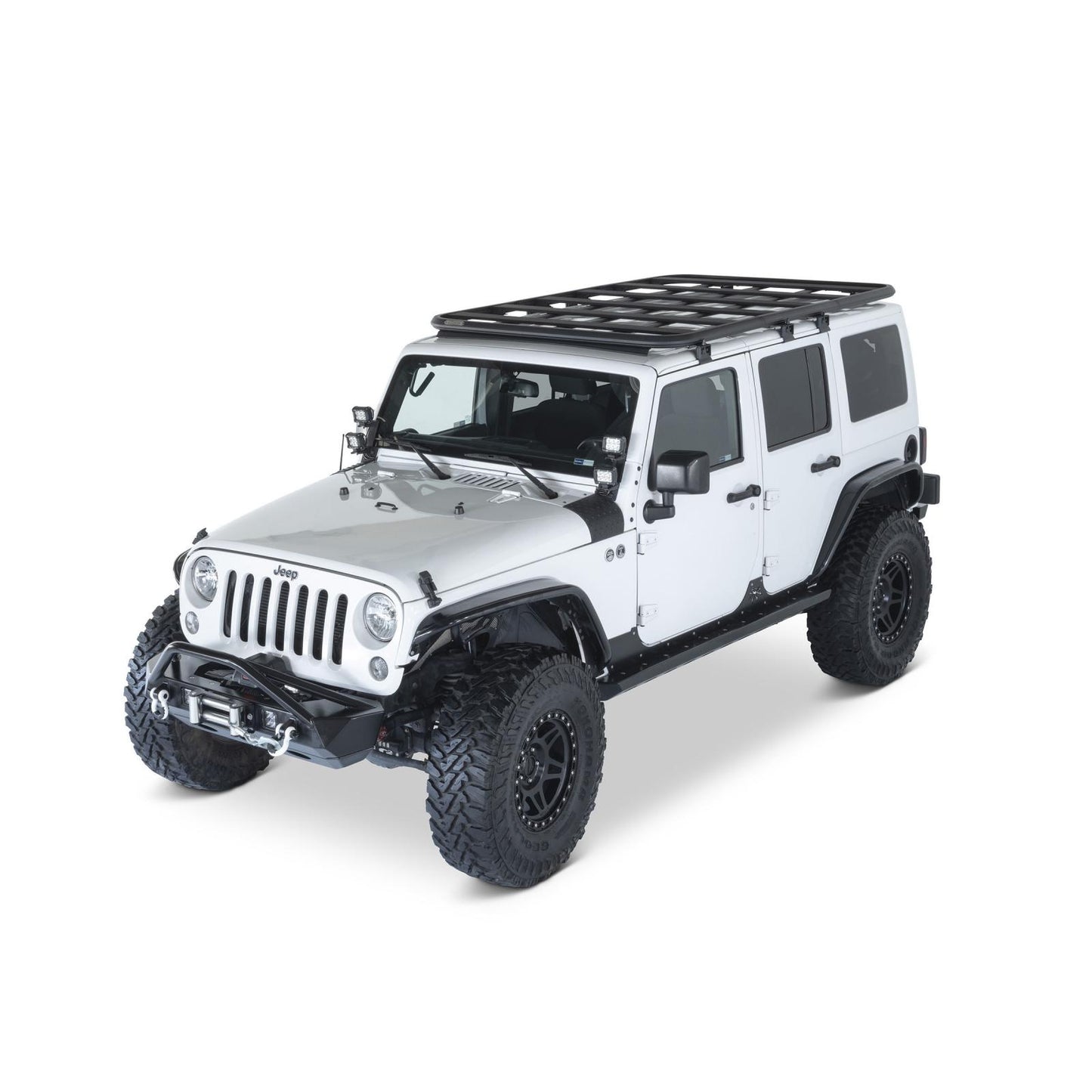 Defender Platform Roof Rack Mount 2007-2018 Jeep Wrangler 4 Door Smittybilt