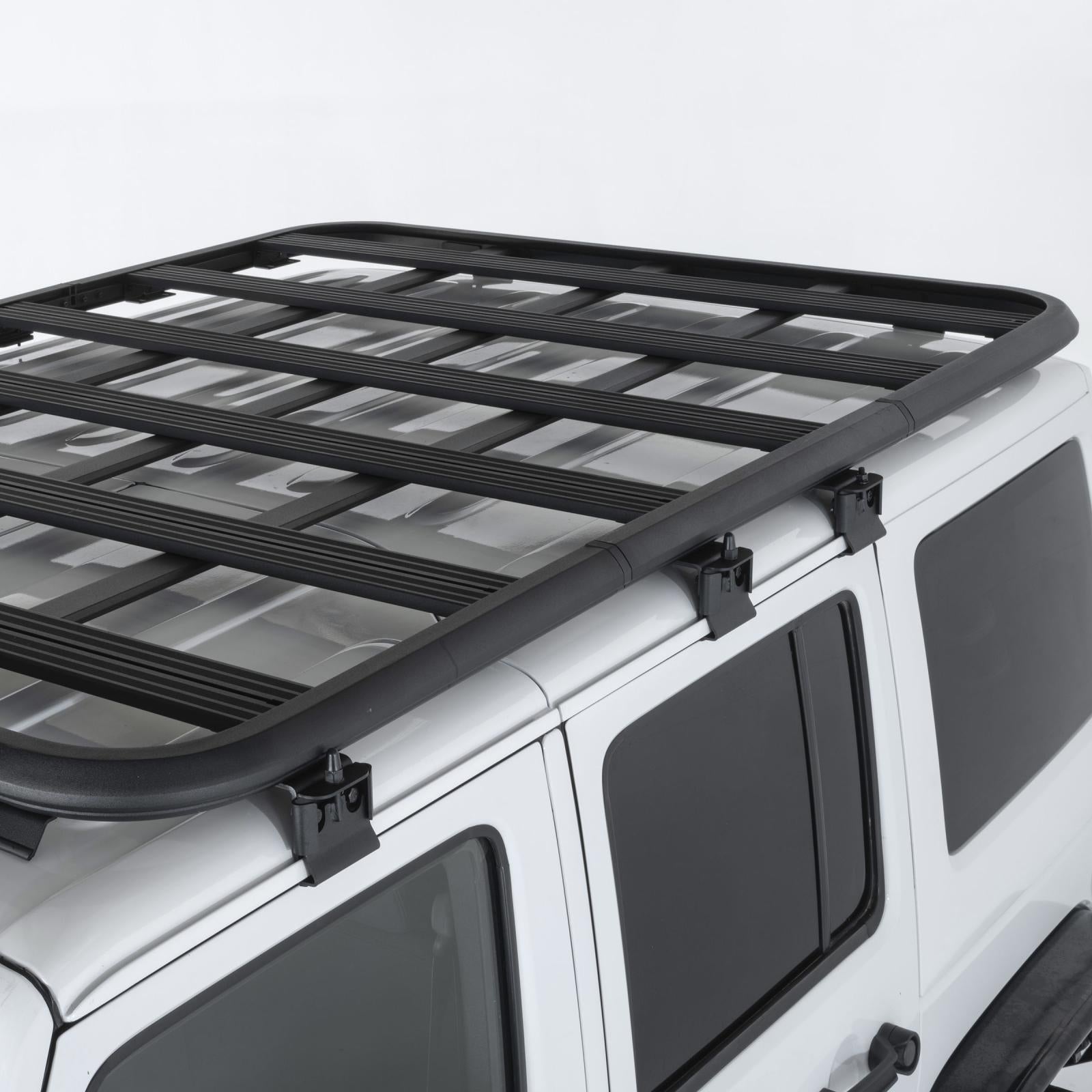Defender Platform Roof Rack Mount 2007-2018 Jeep Wrangler 4 Door Smittybilt-1