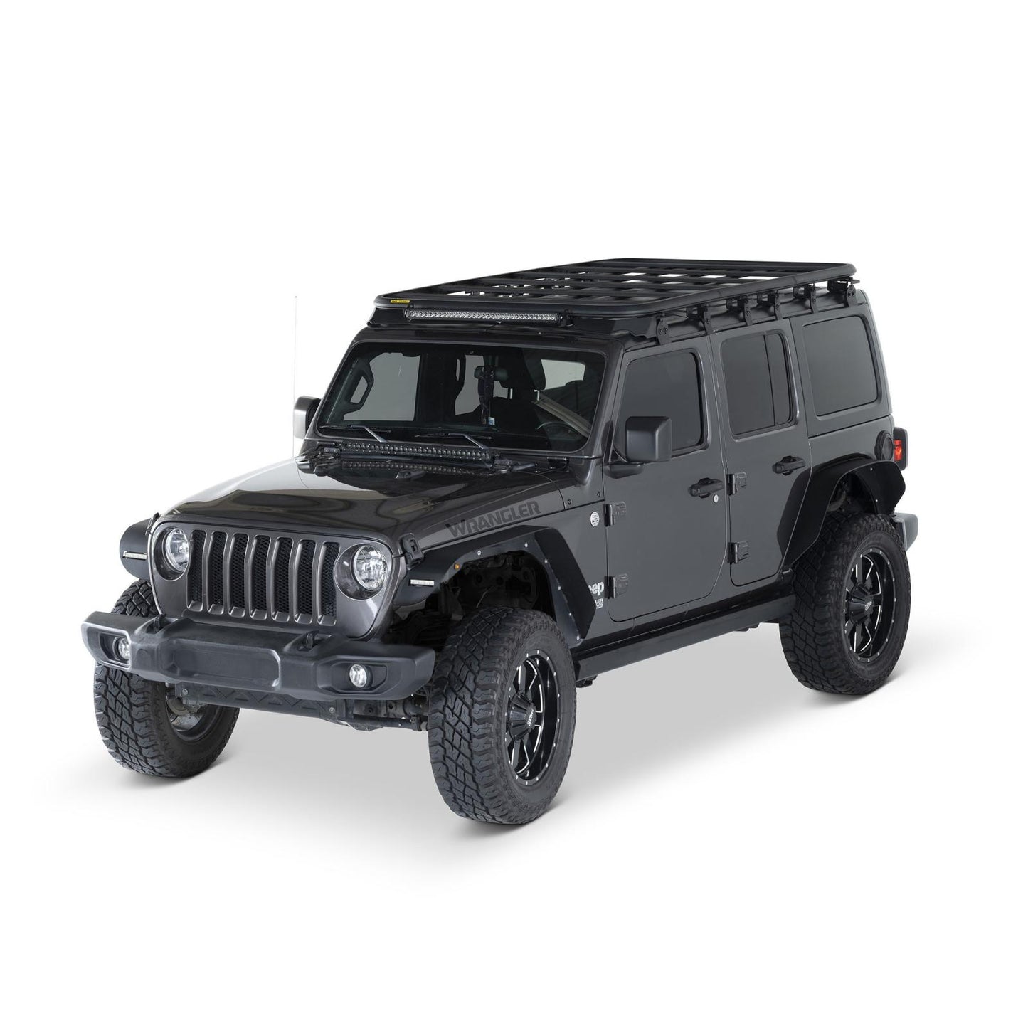 Defender Platform Roof Rack Mount 2020-Up Jeep Gladiator 2018-2023 Jeep Wrangler 4 Doors Smittybilt