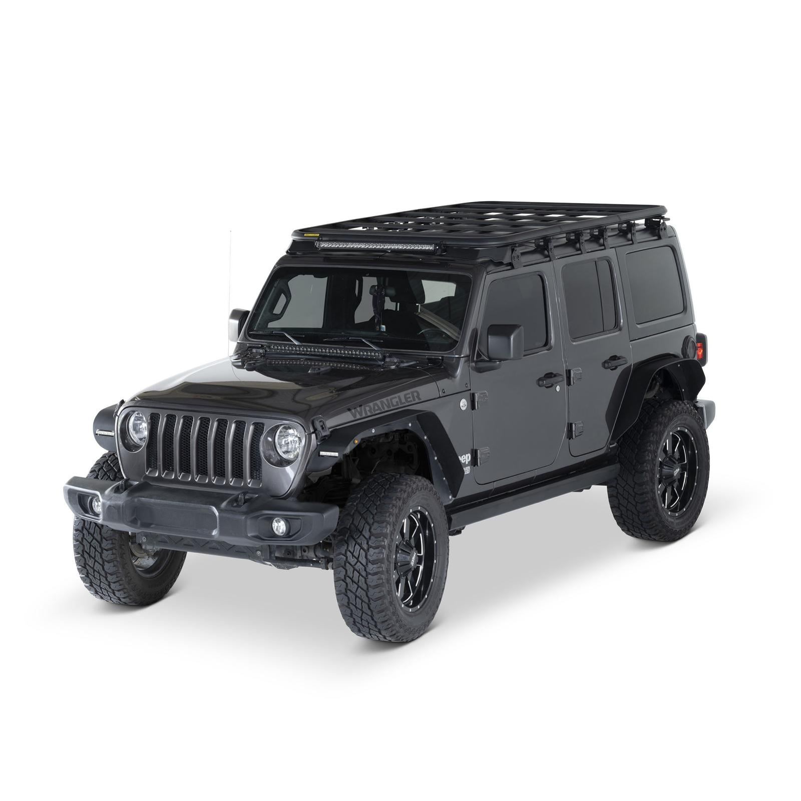 Defender Platform Roof Rack Mount 2020-Up Jeep Gladiator 2018-2023 Jeep Wrangler 4 Doors Smittybilt
