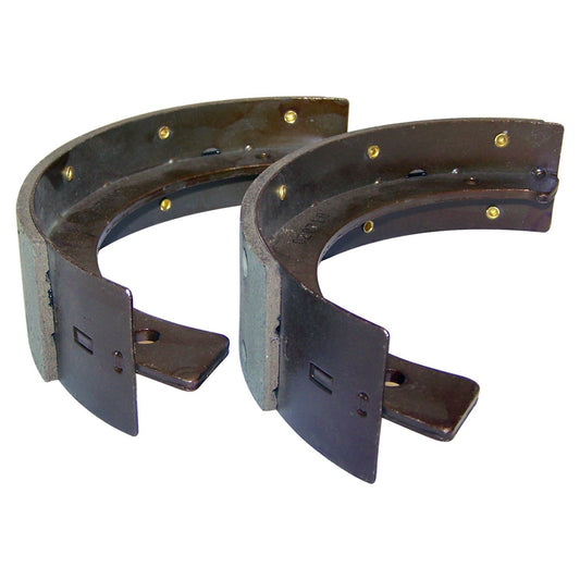 Parking Brake Shoe Set for Select 41-68 Jeep MB, CJs, M38, FCs, Willys Models Crown Automotive