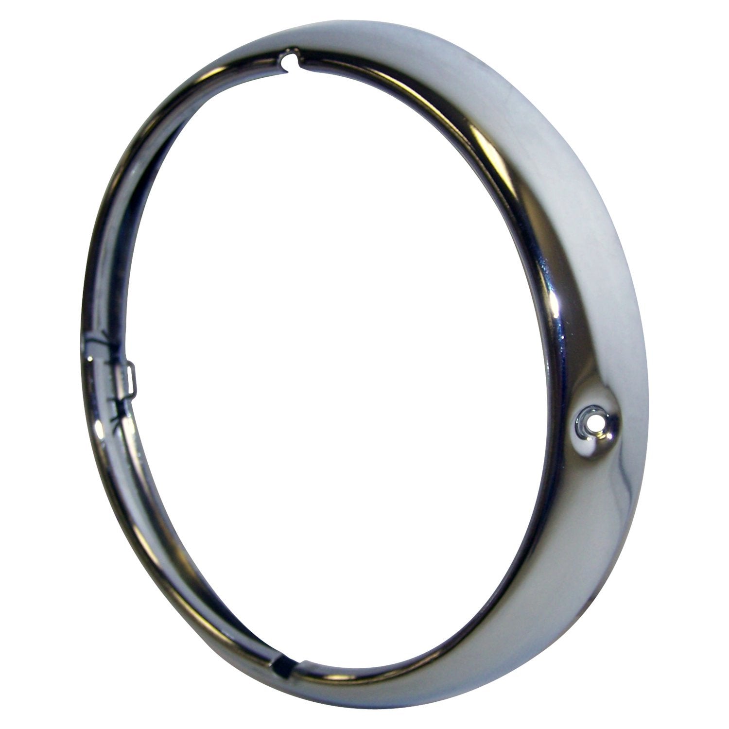 Chrome Left or Right Headlight Bezel for 1946-71 Jeep & Willys Vehicles Crown Automotive