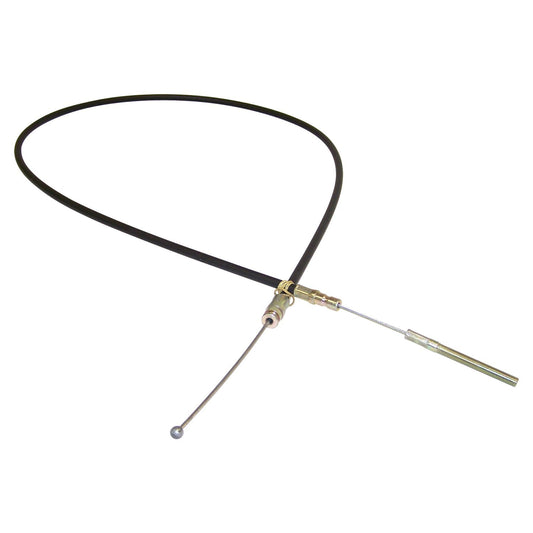 Parking Brake Cable 53-71 Jeep CJ-3B, CJ-5, CJ-6 w/ 9 Inch or 10 Inch Brake w/ T90 Trans Crown Automotive