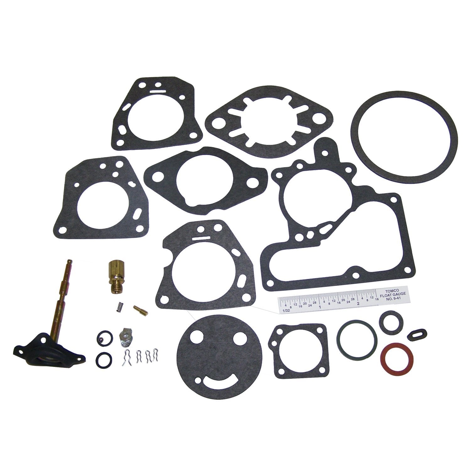 Carburetor Repair Kit for 1953-71 Jeep CJ-3B, CJ-5, CJ-6, FC-150 w/ 4-134 F-Head Crown Automotive