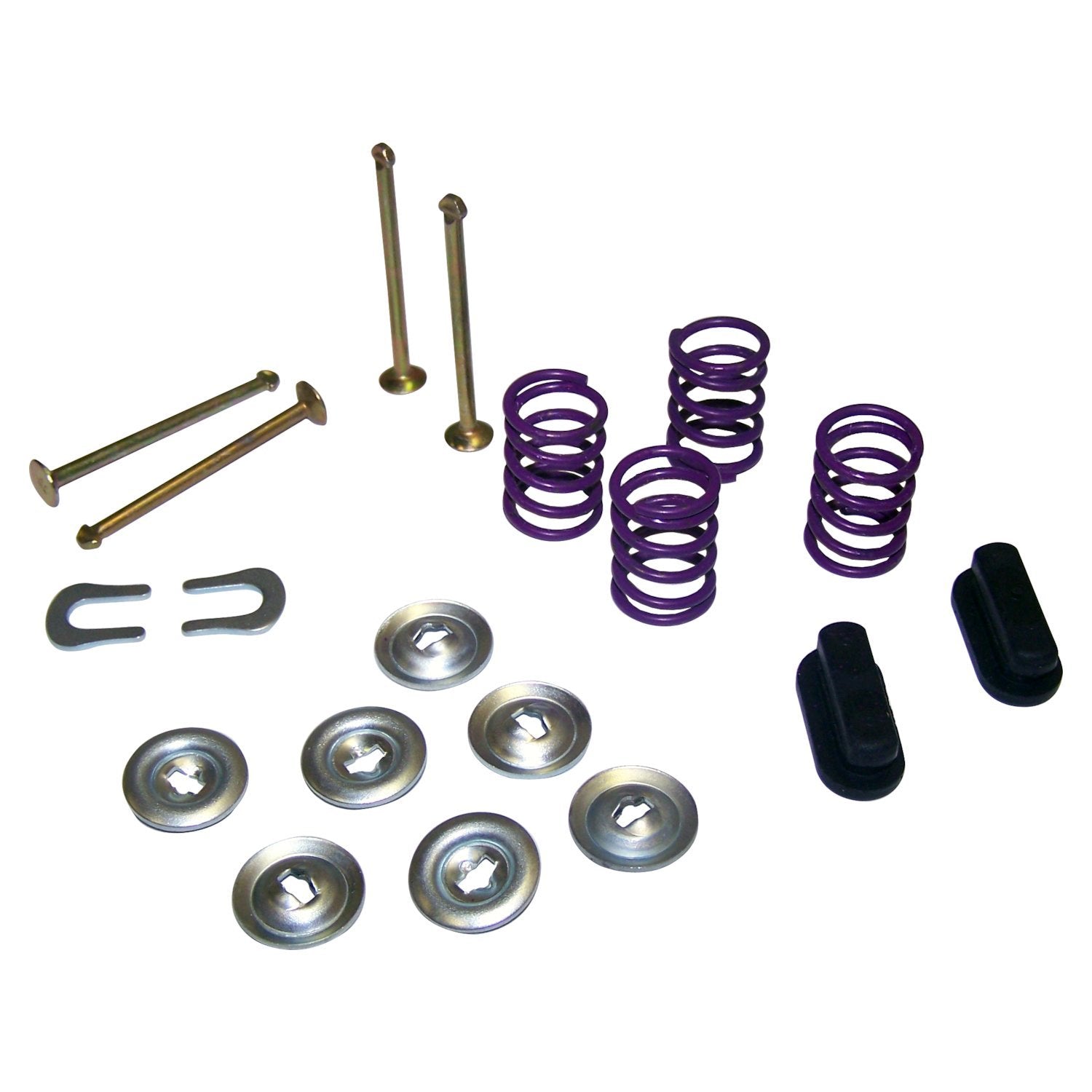 Rear Brake Shoe Hold Down Kit for 1963-1973 Jeep J-Series w/ 12 Inch Brakes Crown Automotive