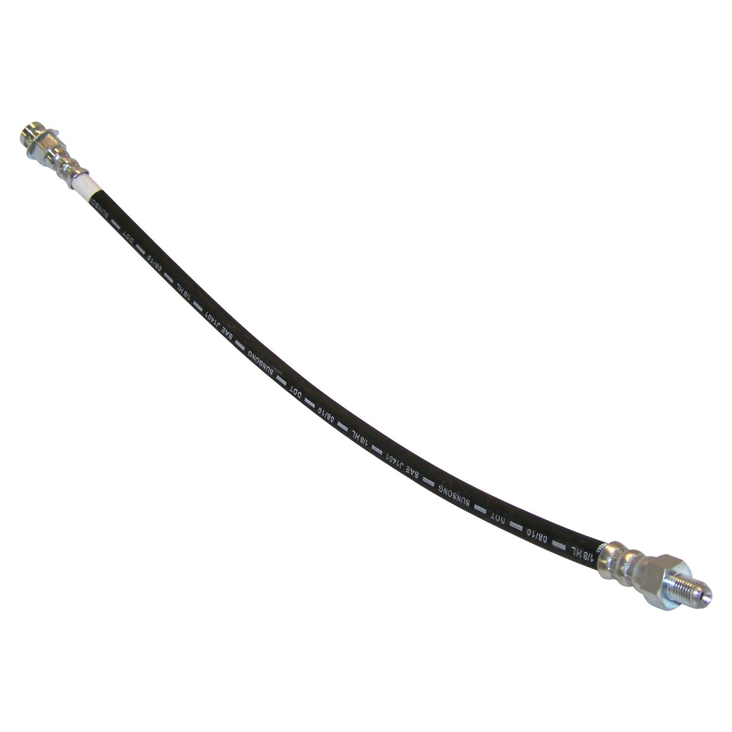 Front Brake Hose for 1963-73 Jeep SJ w/ 4WD, w/ Dual Reservoir Master Cylinder Crown Automotive