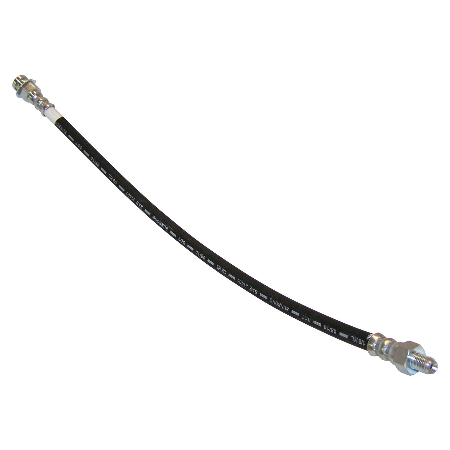 Front Brake Hose for 1963-73 Jeep SJ w/ 4WD, w/ Dual Reservoir Master Cylinder Crown Automotive