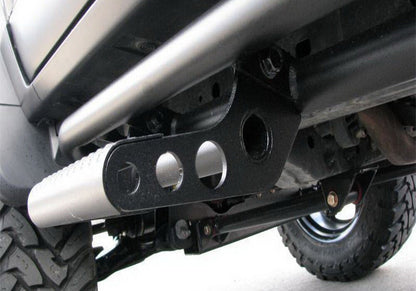 RKR Step System Full Length (1 Step Mount/1 Step per Side) 1.75 Inch Rails 2018-2026 Jeep Wrangler JL 4-Door Textured Black NFab-11