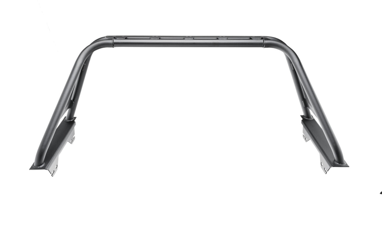 ARC Sports Bar 2020-2024 Jeep Gladiator TX Blk Works with Roll-N-Lock and Rugged Ridge Armis Retractable Bed Cover Only NFab-12