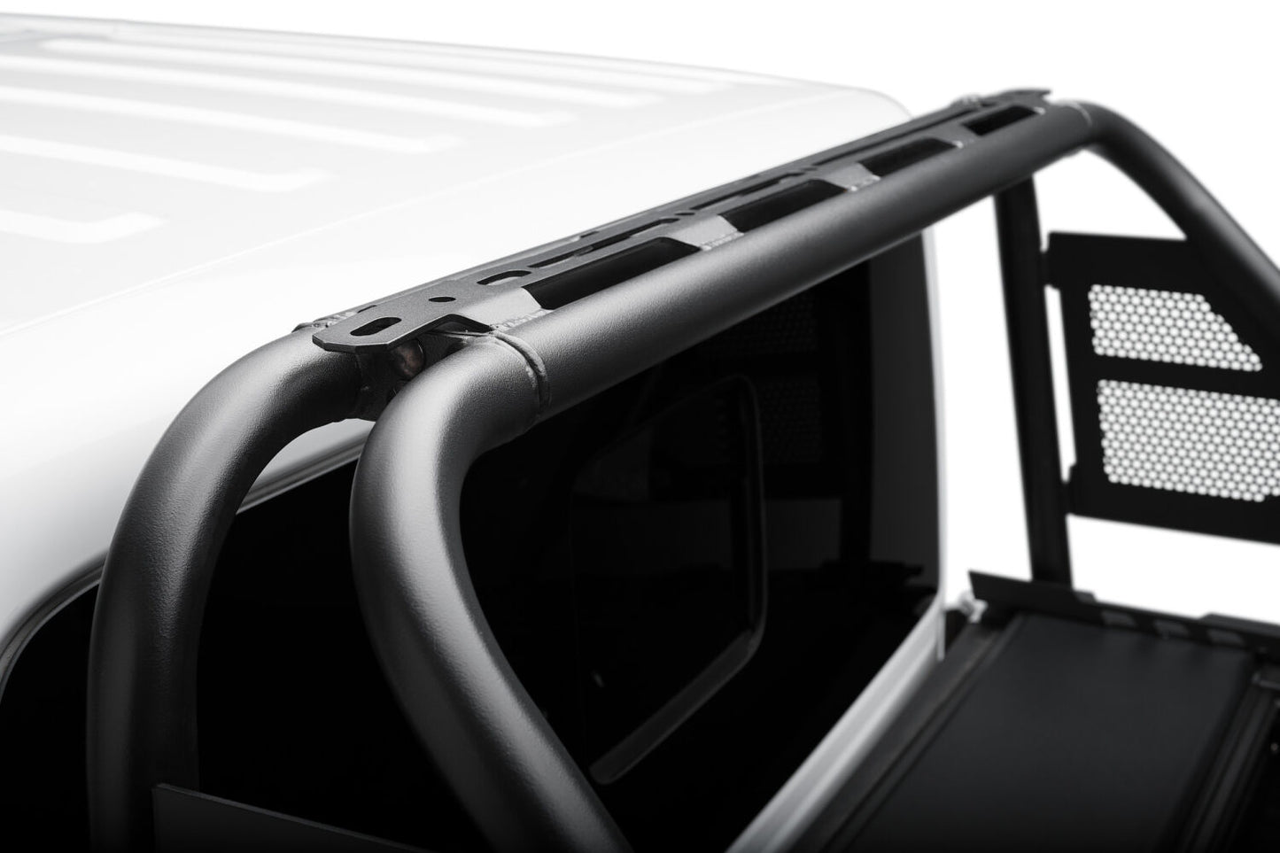 ARC Sports Bar 2020-2024 Jeep Gladiator TX Blk Works with Roll-N-Lock and Rugged Ridge Armis Retractable Bed Cover Only NFab-15