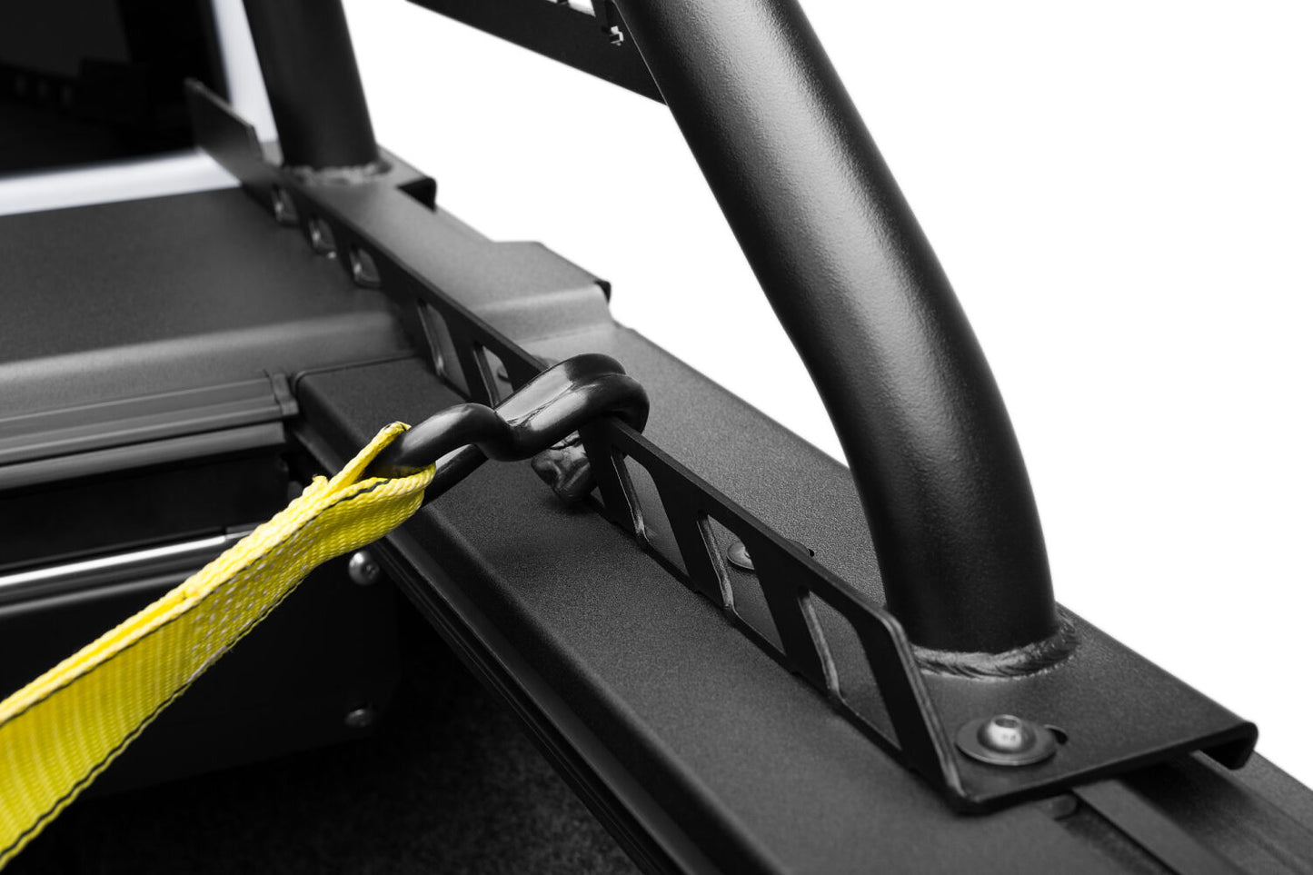 ARC Sports Bar 2020-2024 Jeep Gladiator TX Blk Works with Roll-N-Lock and Rugged Ridge Armis Retractable Bed Cover Only NFab-16