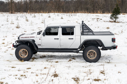 ARC Sports Bar 2020-2024 Jeep Gladiator TX Blk Works with Roll-N-Lock and Rugged Ridge Armis Retractable Bed Cover Only NFab-3