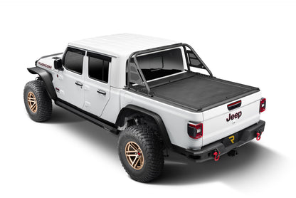 ARC Sports Bar 2020-2024 Jeep Gladiator TX Blk Works with Roll-N-Lock and Rugged Ridge Armis Retractable Bed Cover Only NFab-4