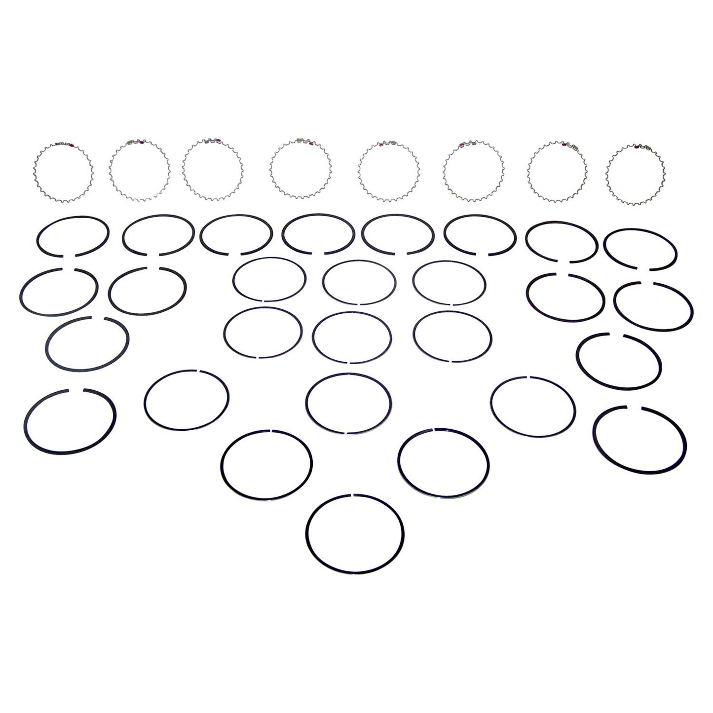 Engine Piston Ring Set for 1971-1991 SJ, J-Series w/ 5.9L (V8-360) Engine Crown Automotive