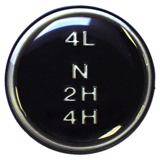 Dana 300 Transfer Case Shift Knob Insert for 1980-86 Jeep CJ-5, CJ-7, CJ-8 Crown Automotive