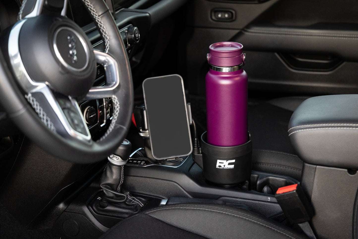 2 in 1 Expanding Cup and Phone Holder Rough Country-1