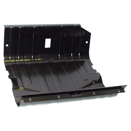 Black Fuel Tank Skid Plate for 1976-90 CJs & YJ Wranglers w/ 15 Gallon Fuel Tank Crown Automotive