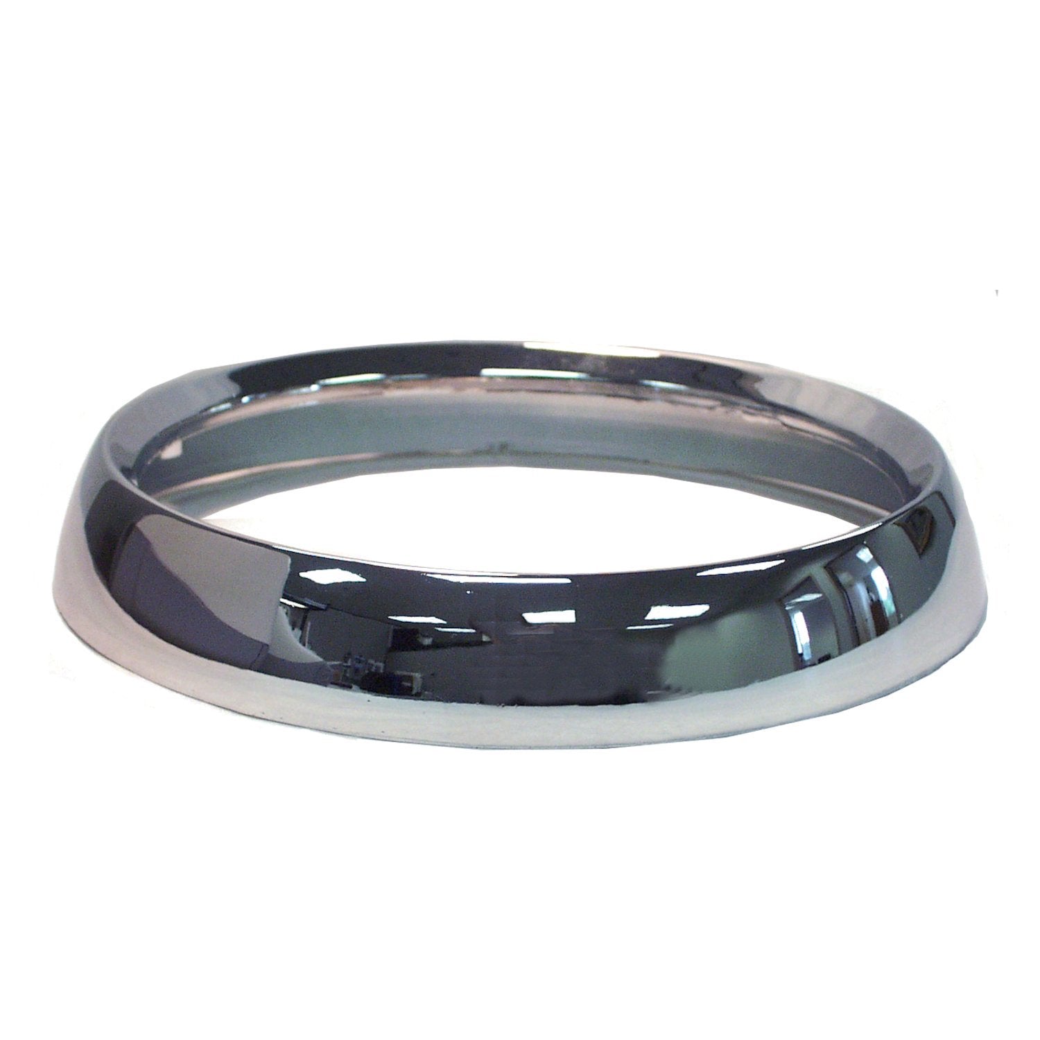 Chrome Front Headlight Bezel for 72-86 Jeep CJ-5, CJ-6, CJ-7, CJ-8, L or R Crown Automotive
