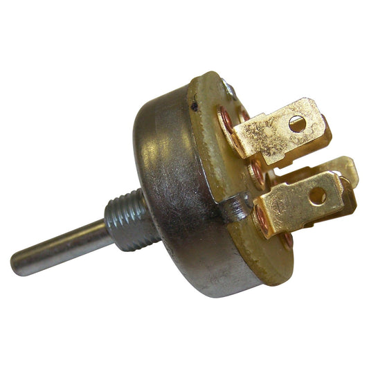 Front Wiper Switch for 68-82 Jeep CJ-5, CJ-6, CJ-7, CJ-8, 5 Blade Terminals Crown Automotive