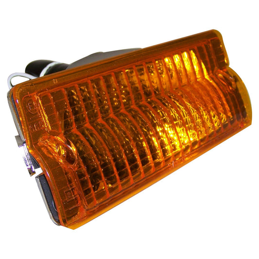 Left Front Parking Lamp for Jeep 76-91 SJ, J-Series, Incl. Lamp, Bulb & Harness Crown Automotive