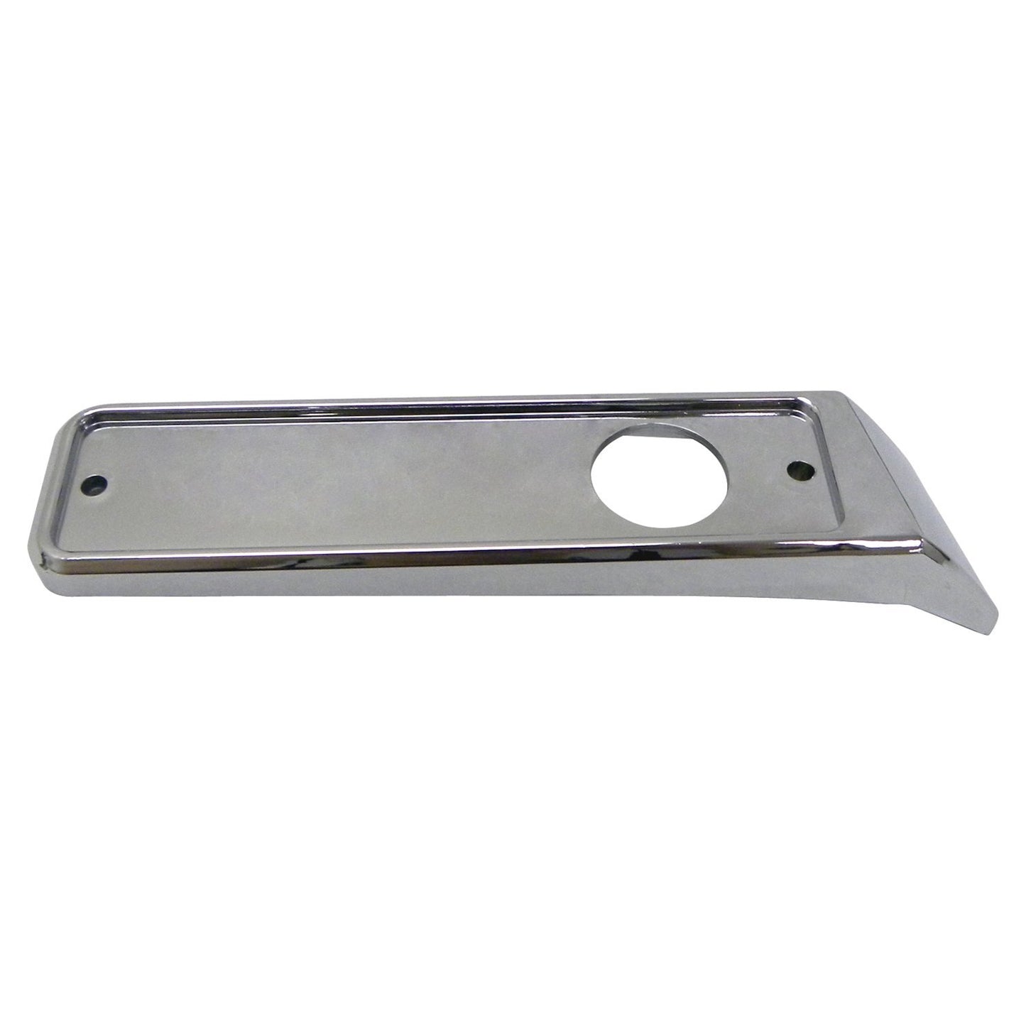 Left Front Chrome Side Marker Lamp Base for 1974-1991 Jeep SJ, J-Series Crown Automotive
