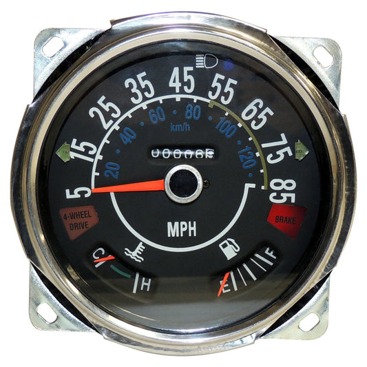 Speedometer Assembly with Modernized Electronics for 1980-86 Jeep CJ-5, 7, 8 Crown Automotive