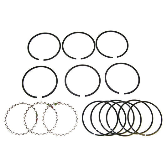 Standard Engine Piston Ring Set for Multiple 65-90 Jeep Models w/ 6 Cylinder Eng Crown Automotive
